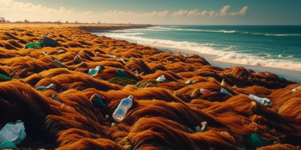 Sargassum seaweed invasion on Ghana's coast