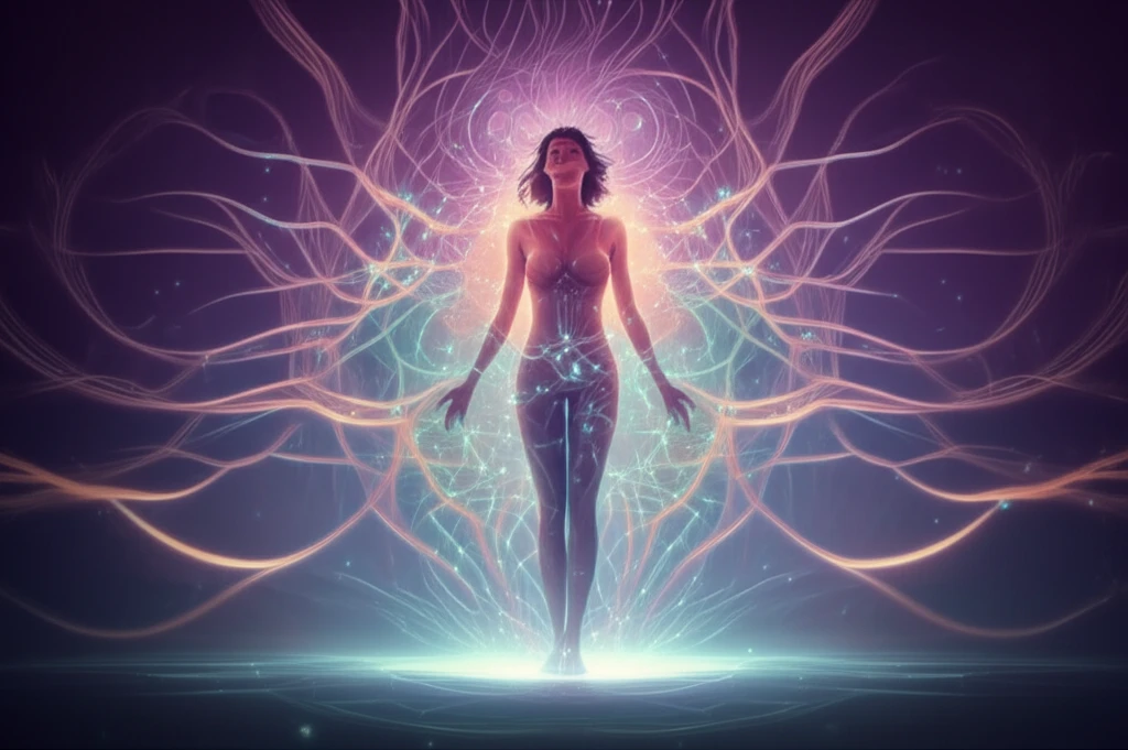 Illustration of interconnected pathways representing the IGFIR/PI3K pathway in PCOS