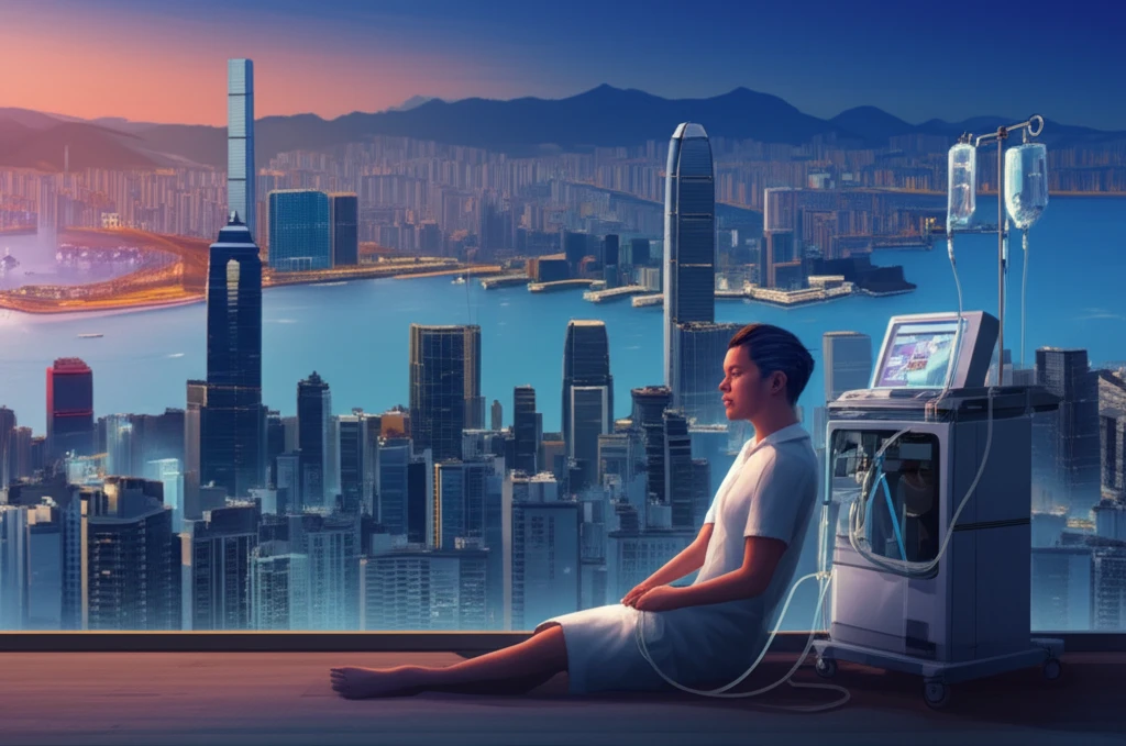 Person using peritoneal dialysis in Hong Kong