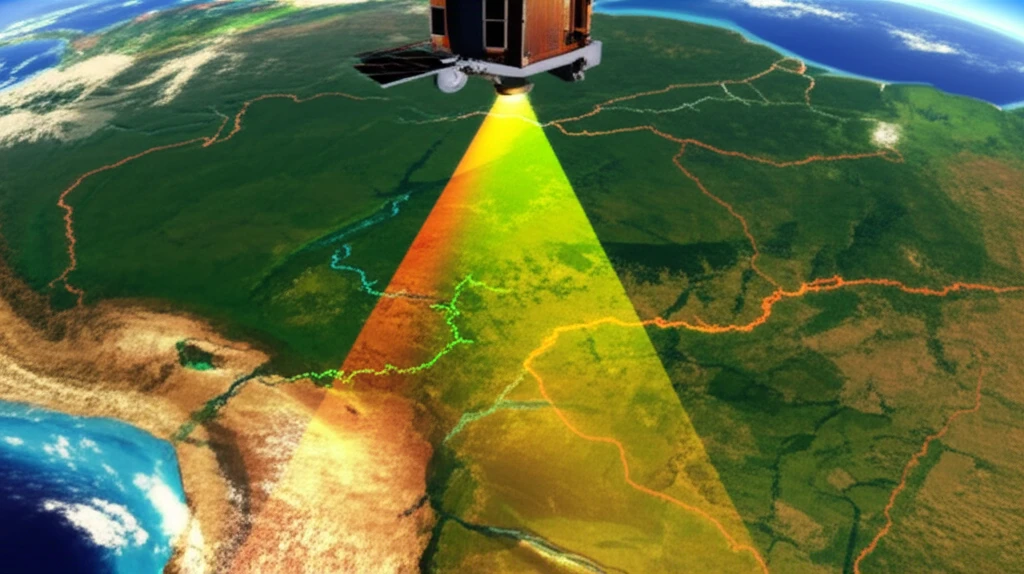 Satellite measuring net radiation over a Brazilian river basin