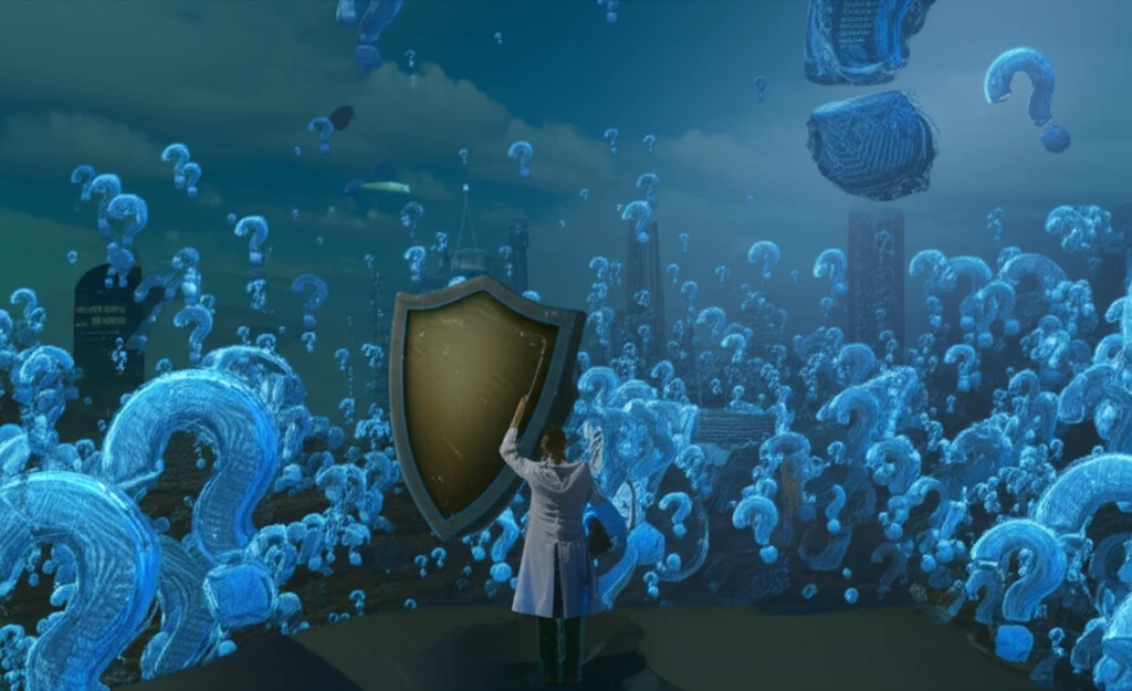 Healthcare professional shielding patients from medication risks