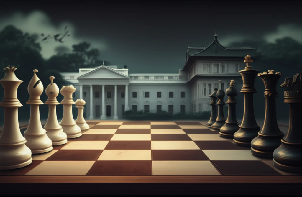 Chess game metaphor for Pearl Harbor diplomacy.