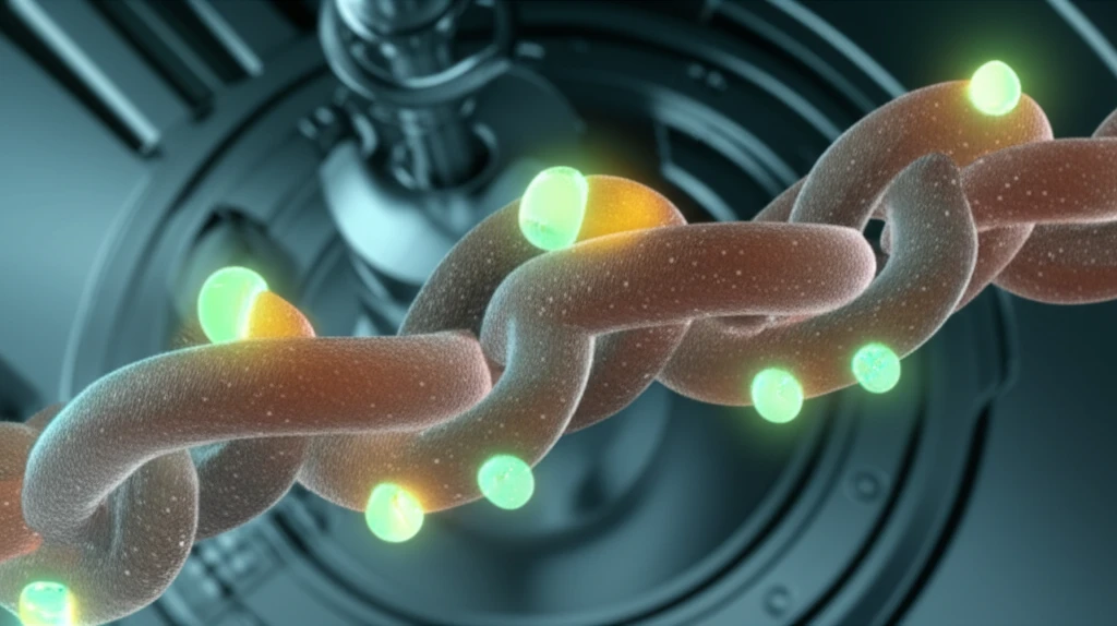 Surreal illustration of glycan chains with glowing sialic acid molecules, symbolizing precision in glycan analysis.