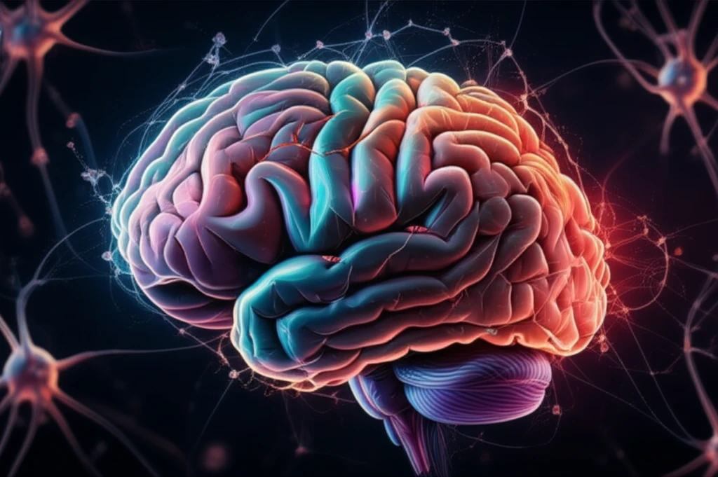 Dynamic brain connections illustrating homeostatic plasticity.