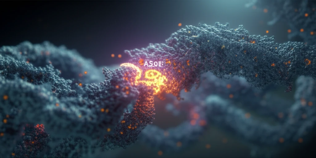 Surreal illustration of a mutated sodium channel protein.