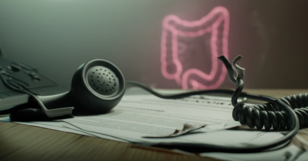 Symbolic image of broken communication in healthcare.