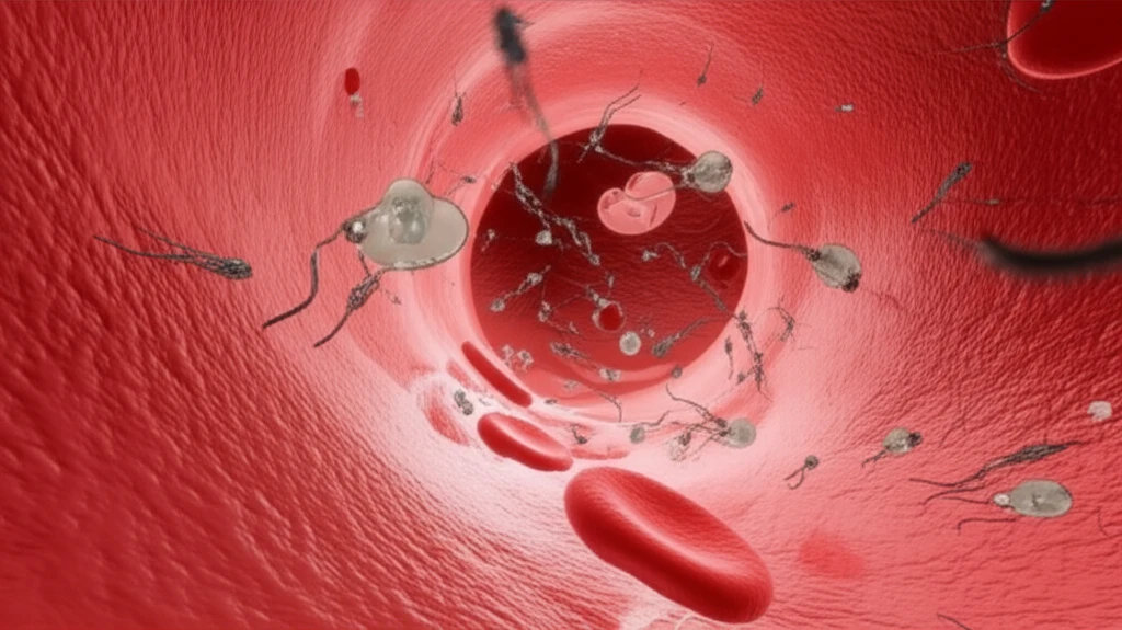 Nanobots delivering medicine in bloodstream