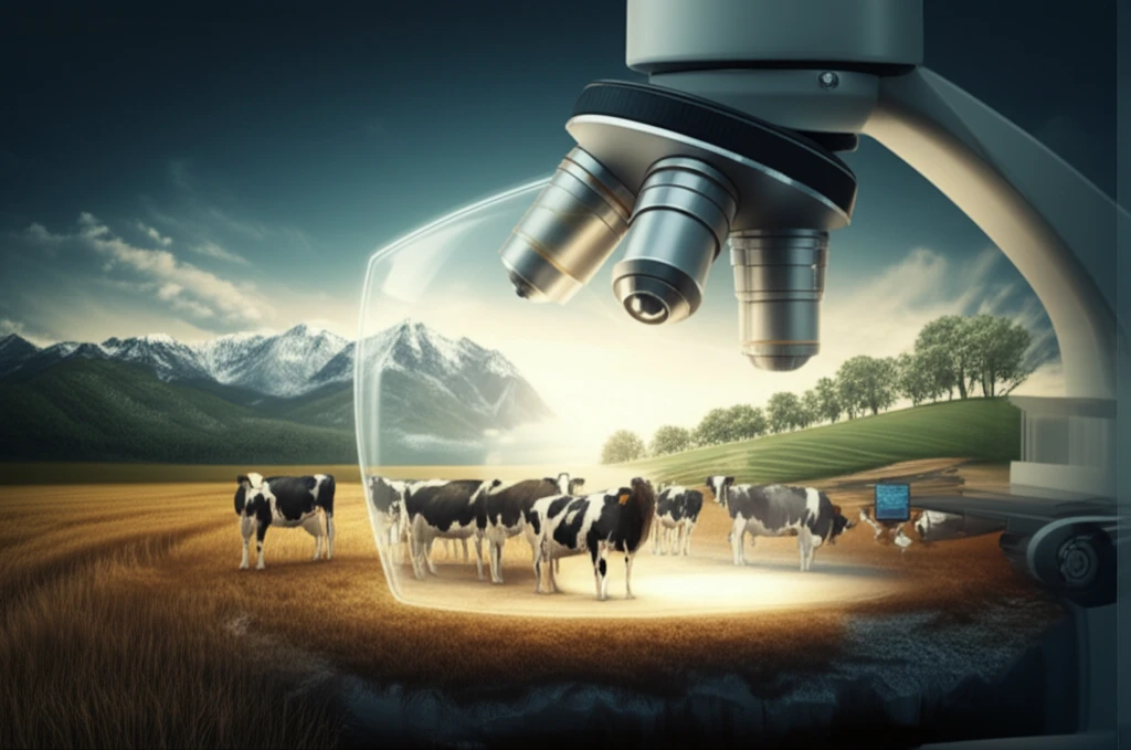 Dairy herd protected by a shield against Johne's disease