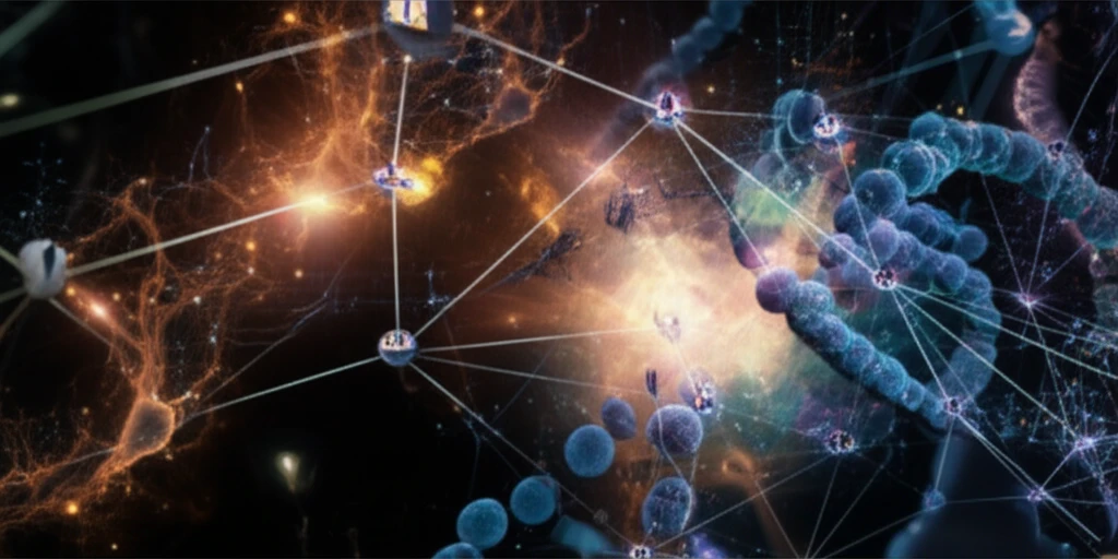 Interconnected networks symbolizing collaboration in stem cell research