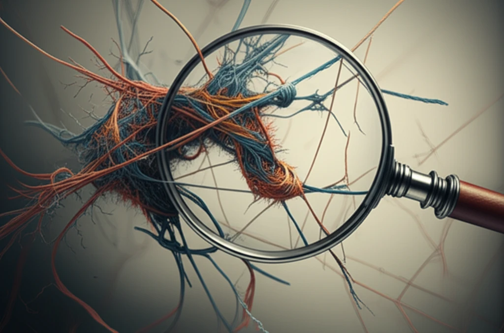 Tangled web of causation, symbolizing the complexity of sexual offending research