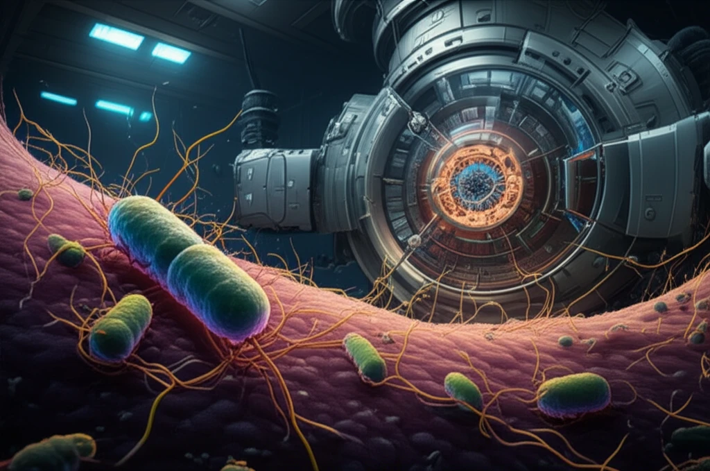 Microscopic landscape of Streptococcus pneumoniae under an NMR machine.