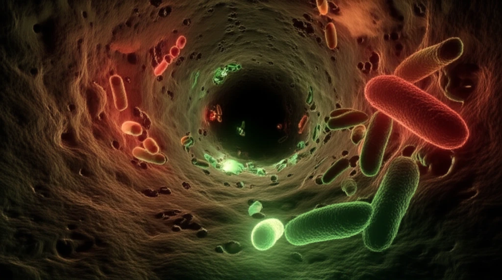 Microscopic view of a chlorine-resistant biofilm forming on a pipe.
