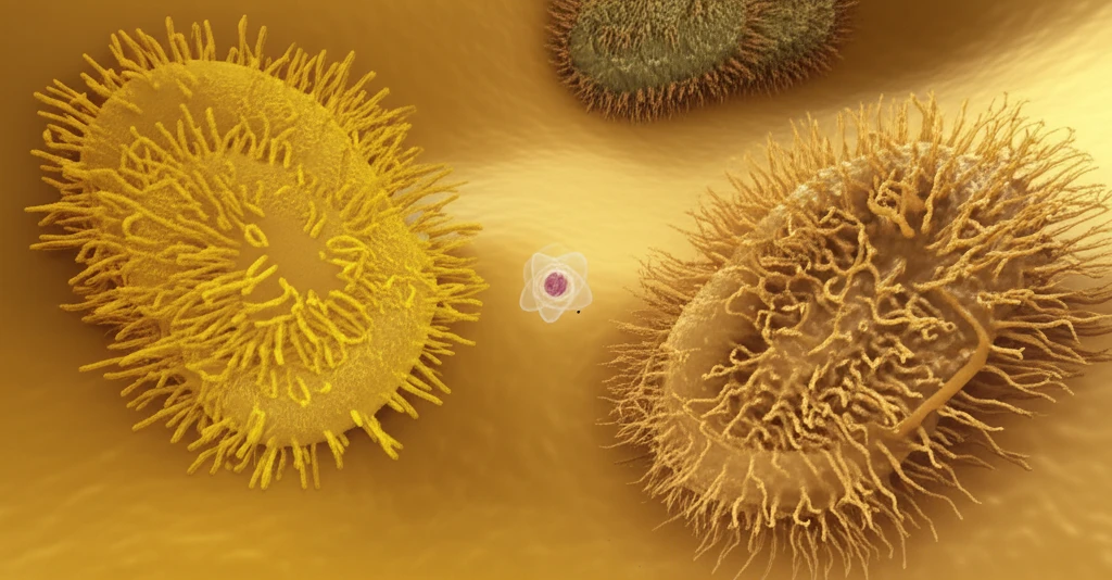 Two distinct colonies of Myxococcus xanthus, one vibrant yellow, the other a muted tan, illustrating the bacterial adaptation to iron scarcity.