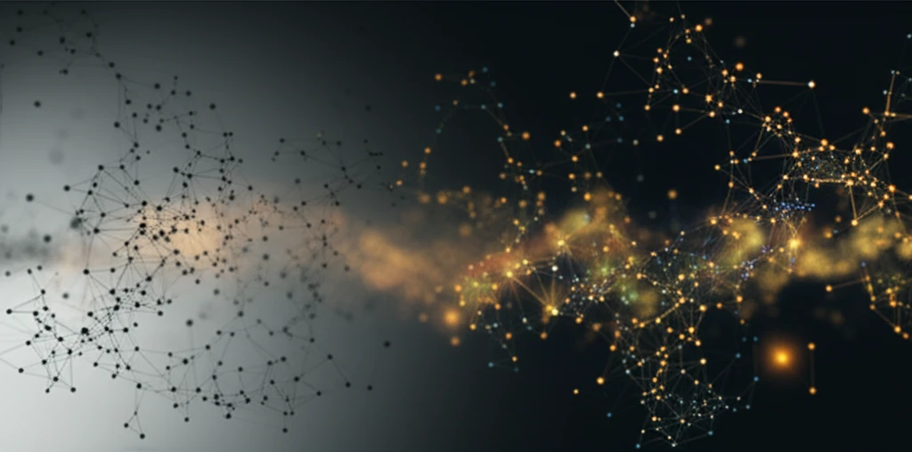Digital illustration of interconnected nodes showing diverse and cooperative communities.