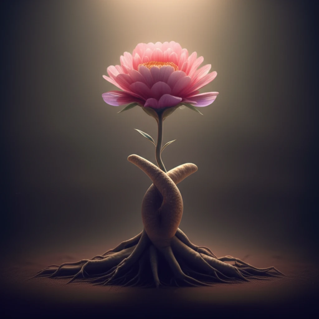 Symbolic illustration of rectovaginal fistula repair with a Martius graft.