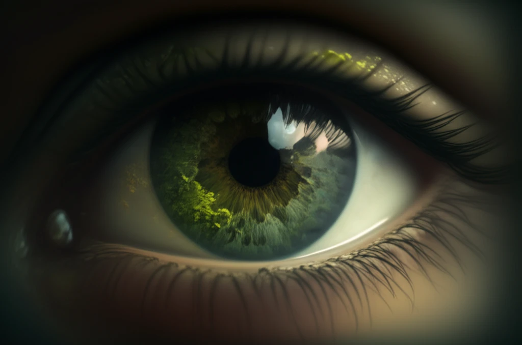 Clear eye lens made of plants