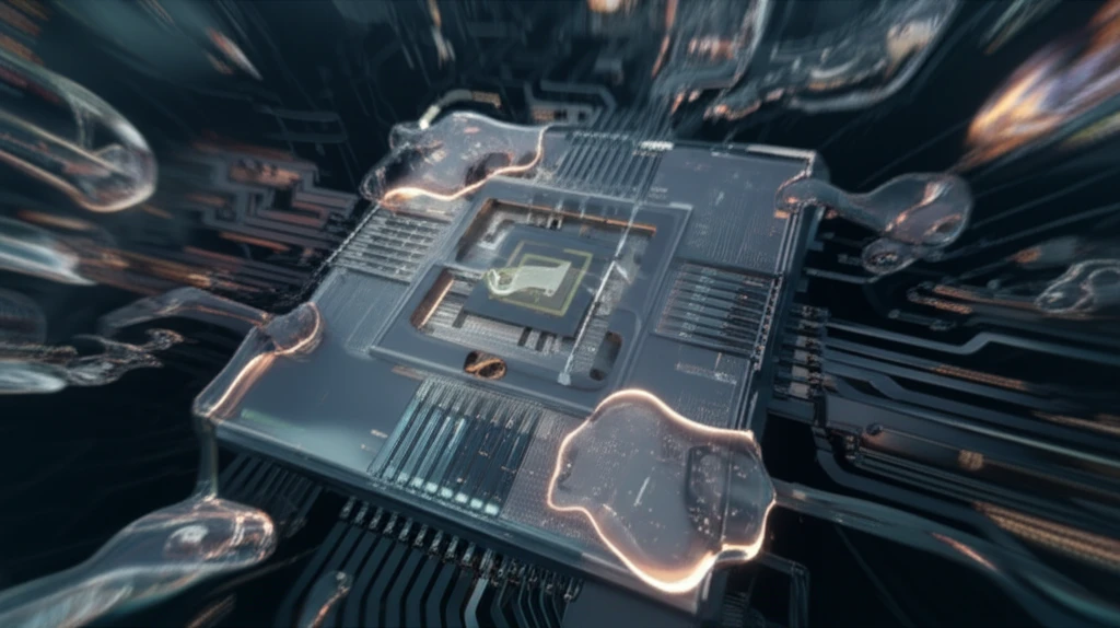Fluid moving through microchip