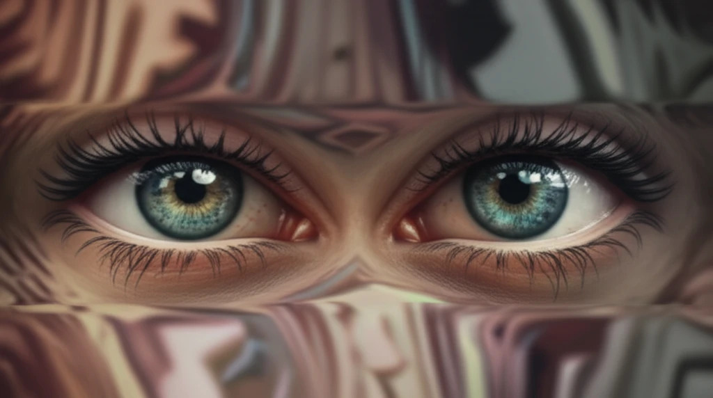 Abstract illustration symbolizing the concept of vision problems.