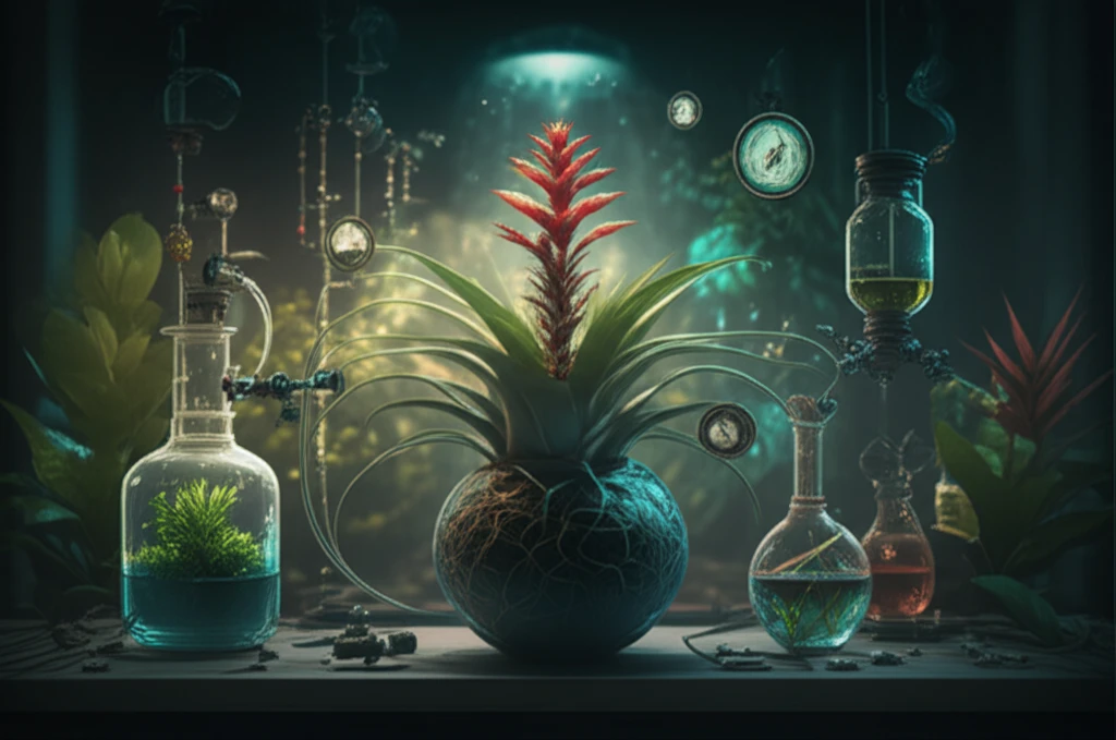 Bromeliad adapting from lab to nature