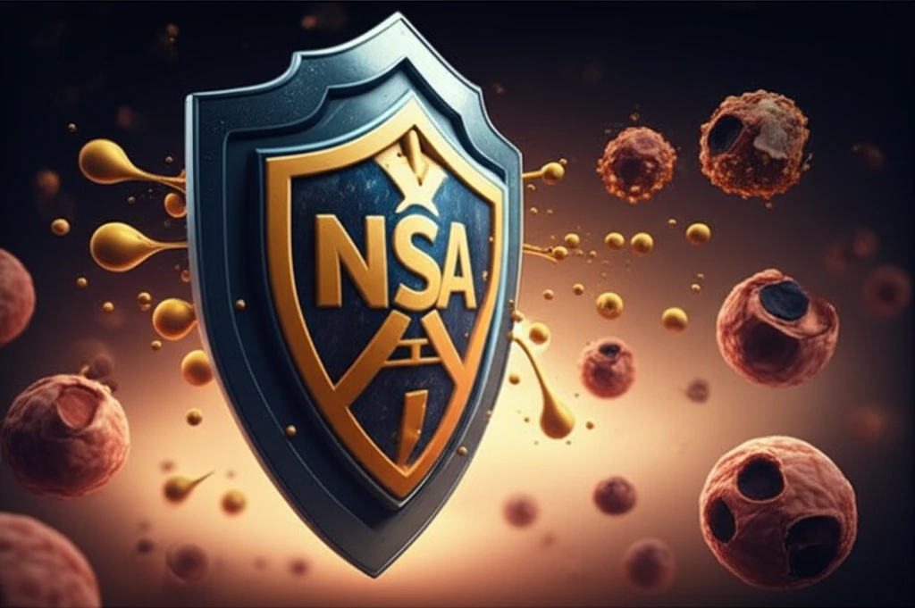 Protective shield deflecting mustard gas
