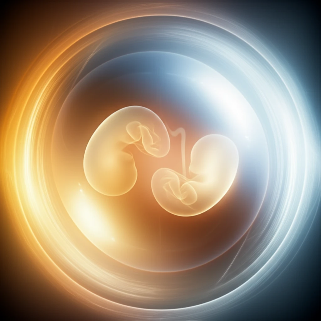 Visual representation of morphogen gradients forming an embryo.