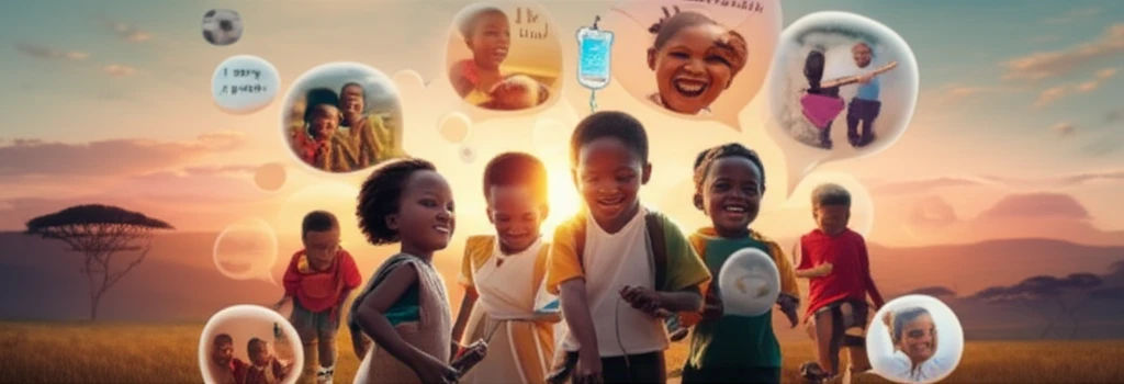 A hopeful image representing improved quality of life for children with lymphoma in Malawi.