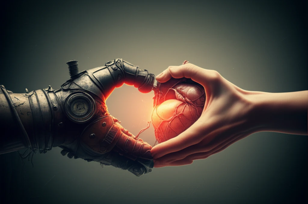 Symbolic image of East and West Germany's health systems merging.