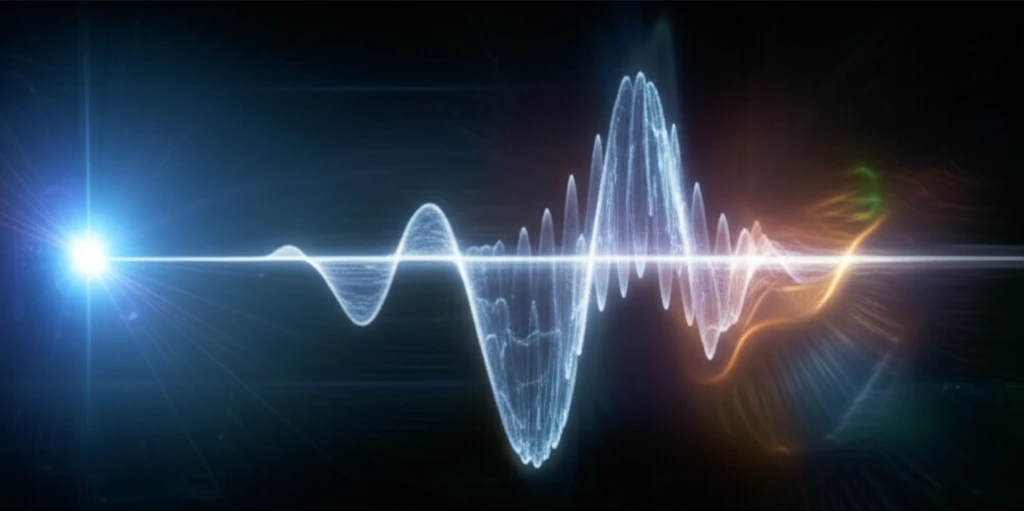 Welding arc transforming into clear waveform