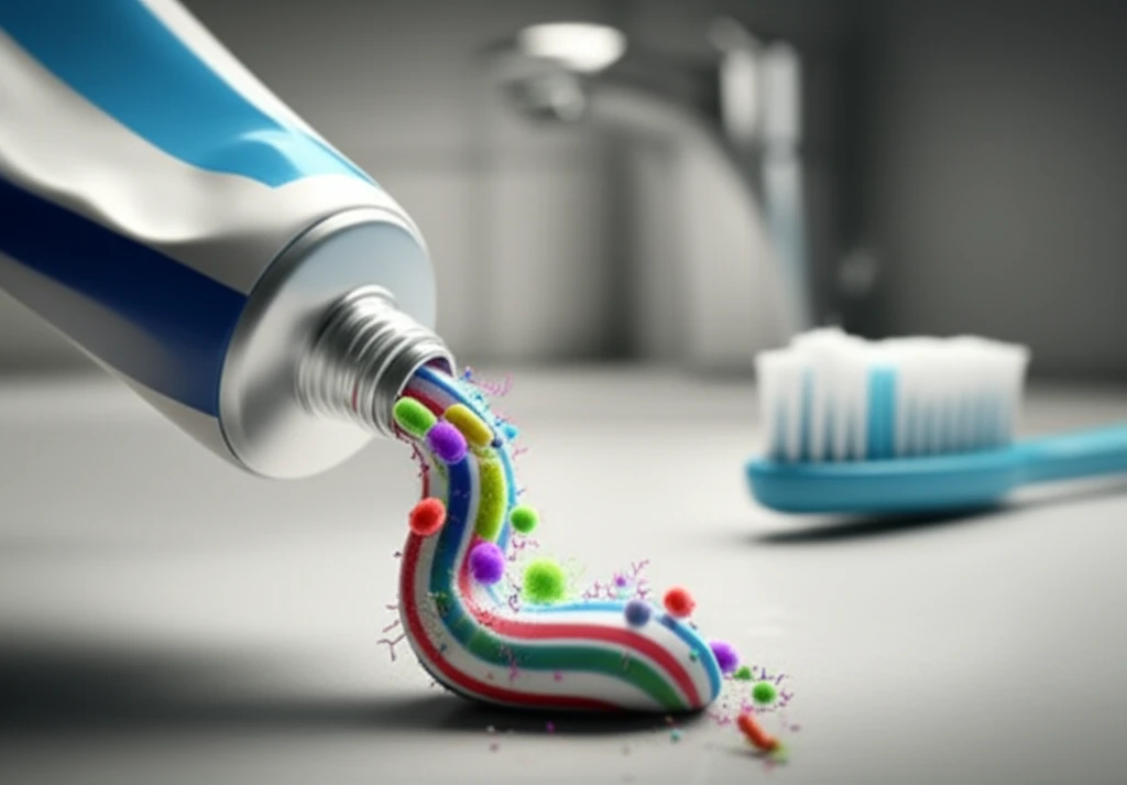 Toothpaste contaminated with bacteria and fungi