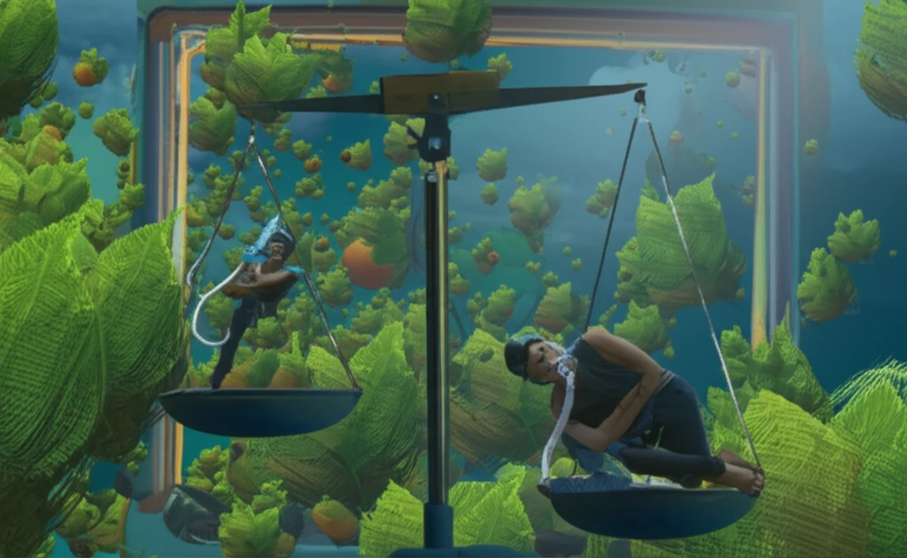 Illustration of a person sleeping with a CPAP mask, with a scale in the background, symbolizing the connection between CPAP therapy and weight.