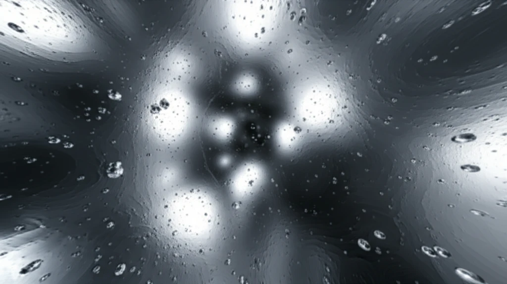 Microscopic view of aluminum alloy with chromium particles.