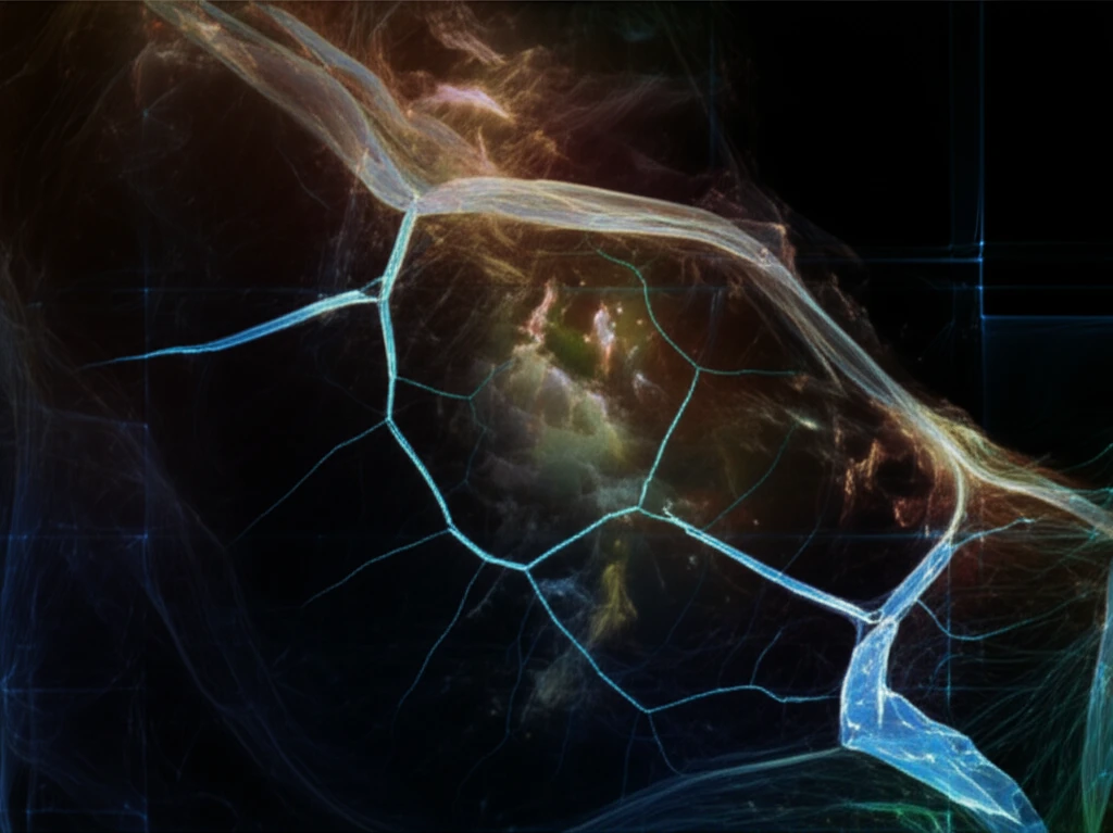 Surreal digital illustration of tissue cracks