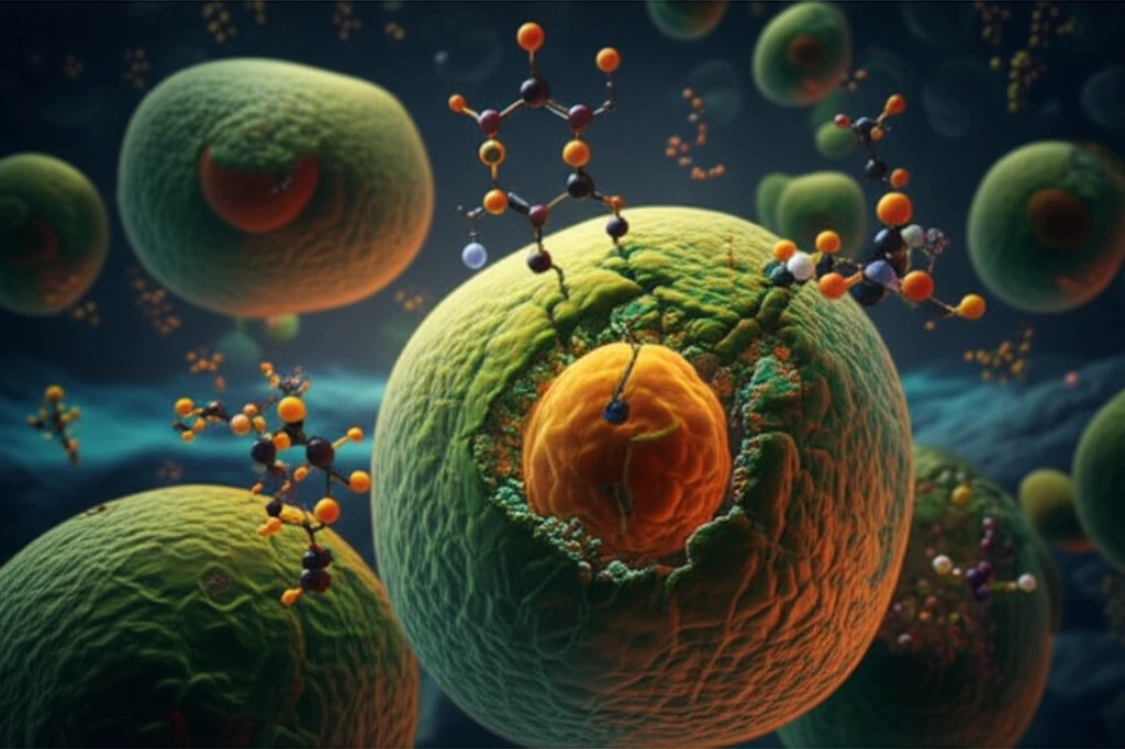 Microscopic view of programmed cell death in algal cells induced by linalool and a-terpineol.