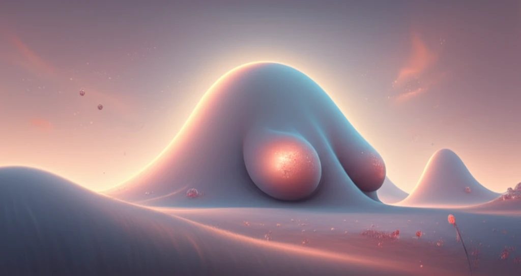 Serene landscape symbolizing resilience and healing in breast health.