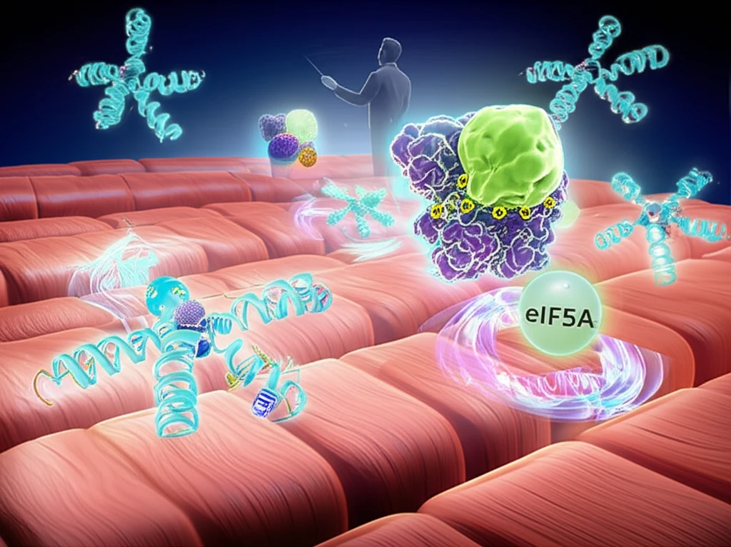Insulin orchestrating protein synthesis.