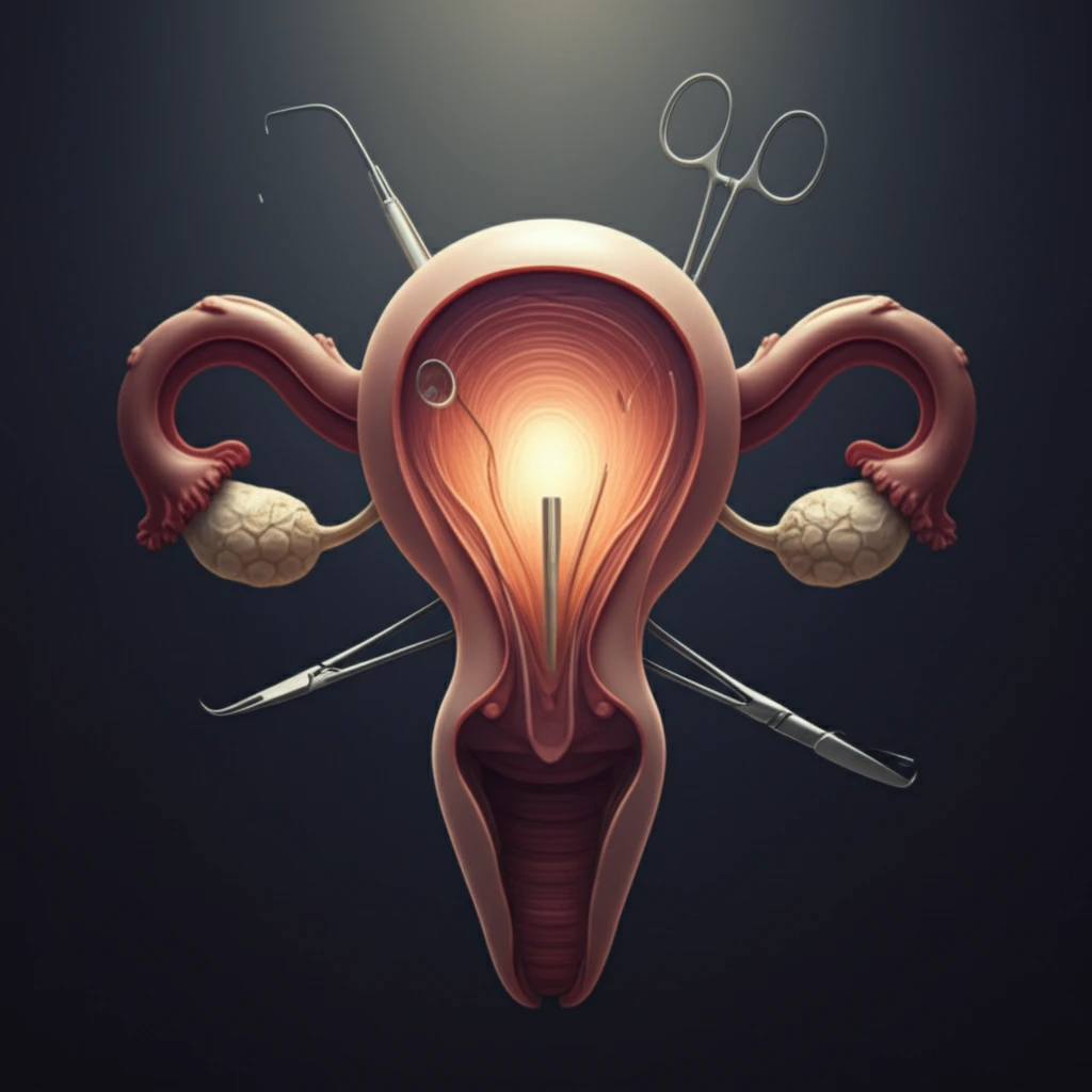 Surgical management of postpartum hemorrhage illustration