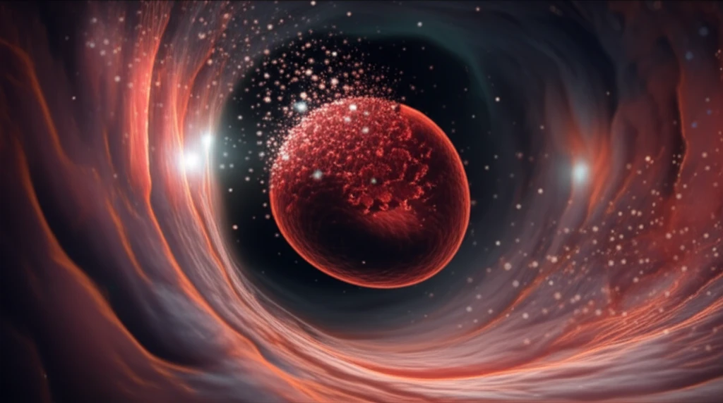 MRI scan visualization of a dissolving blood clot.