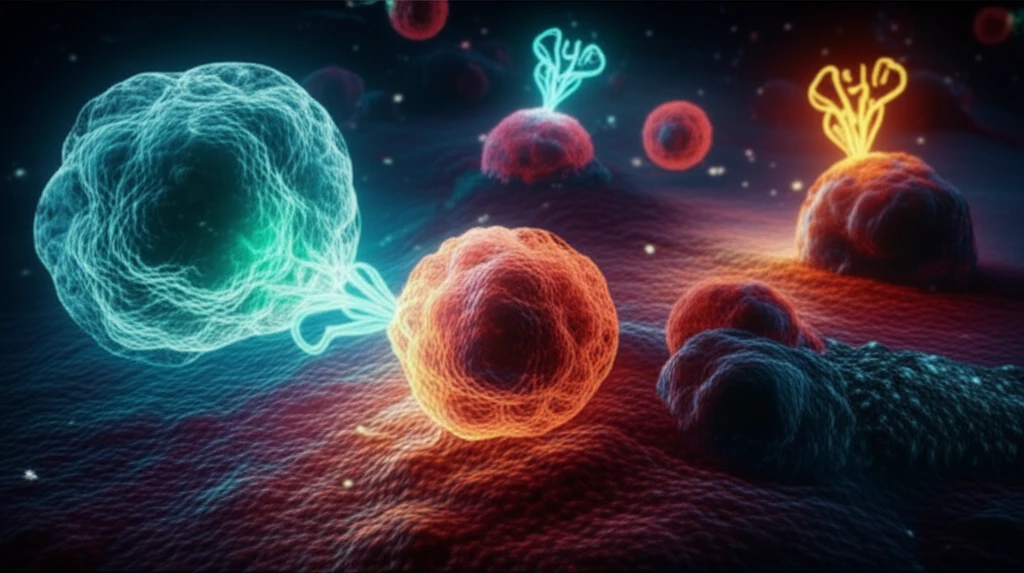 CAR-T cell therapy attacking cancer cells