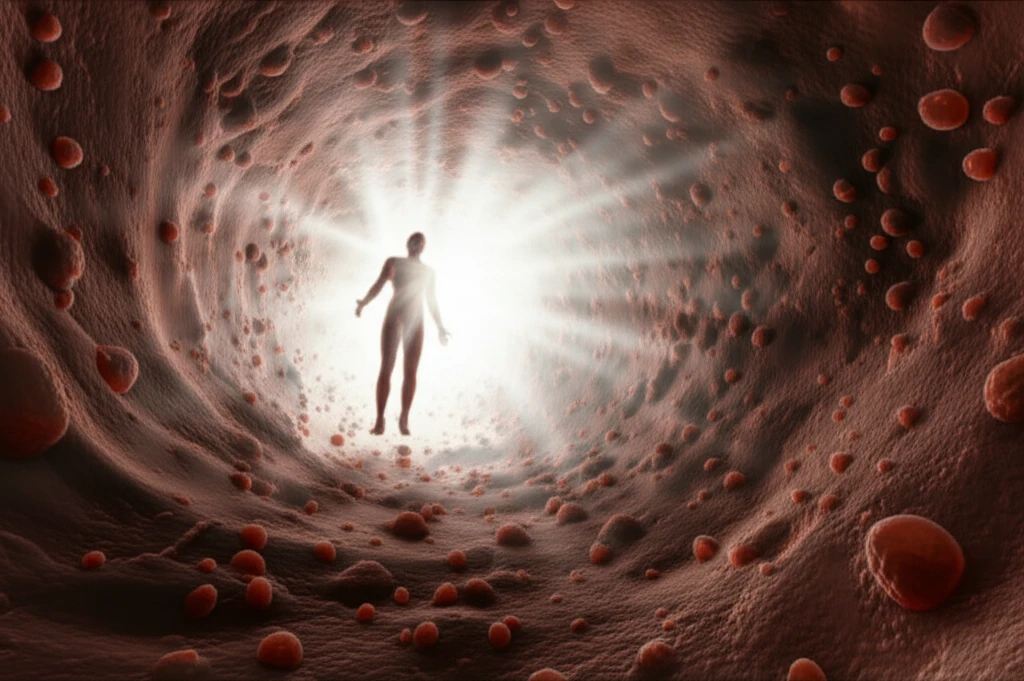 Surreal illustration of isavuconazole fighting fungal infections.