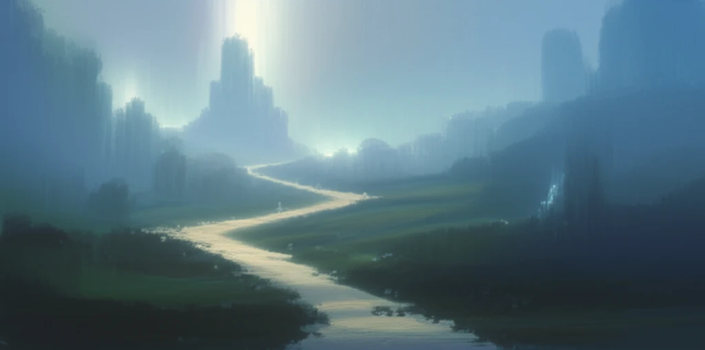 A winding path through a misty landscape symbolizes the journey to sexual health.