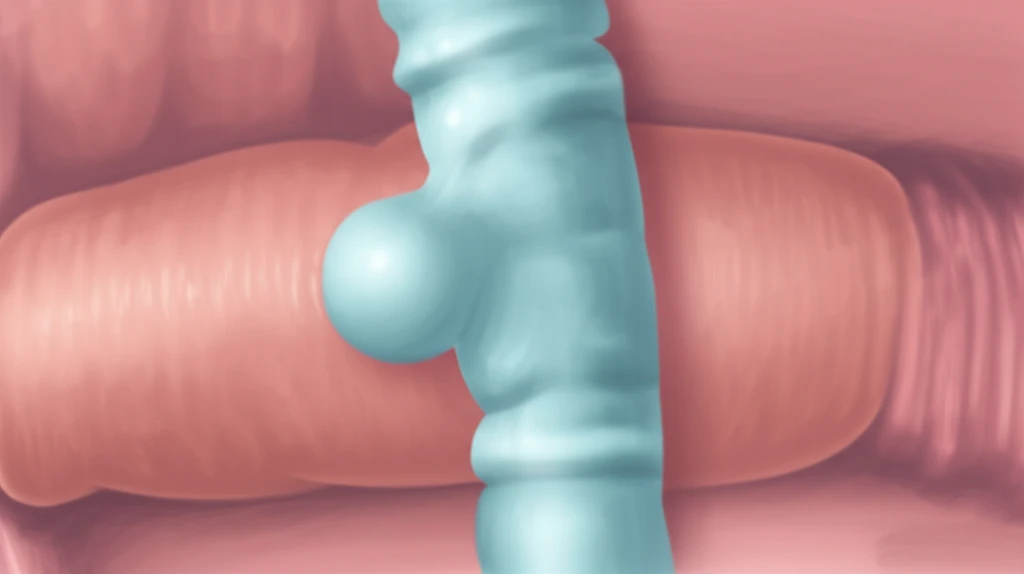 Illustration of a tracheal diverticulum causing dysphagia.