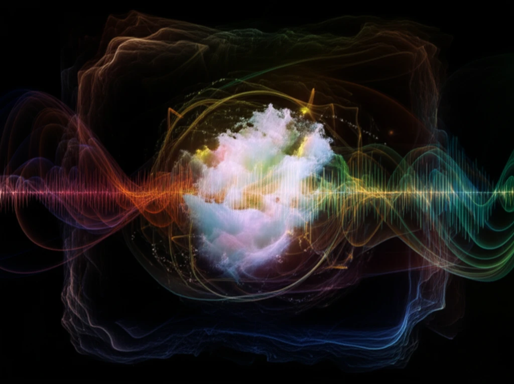 Adaptive sound waves reflecting dynamic acoustic analysis.