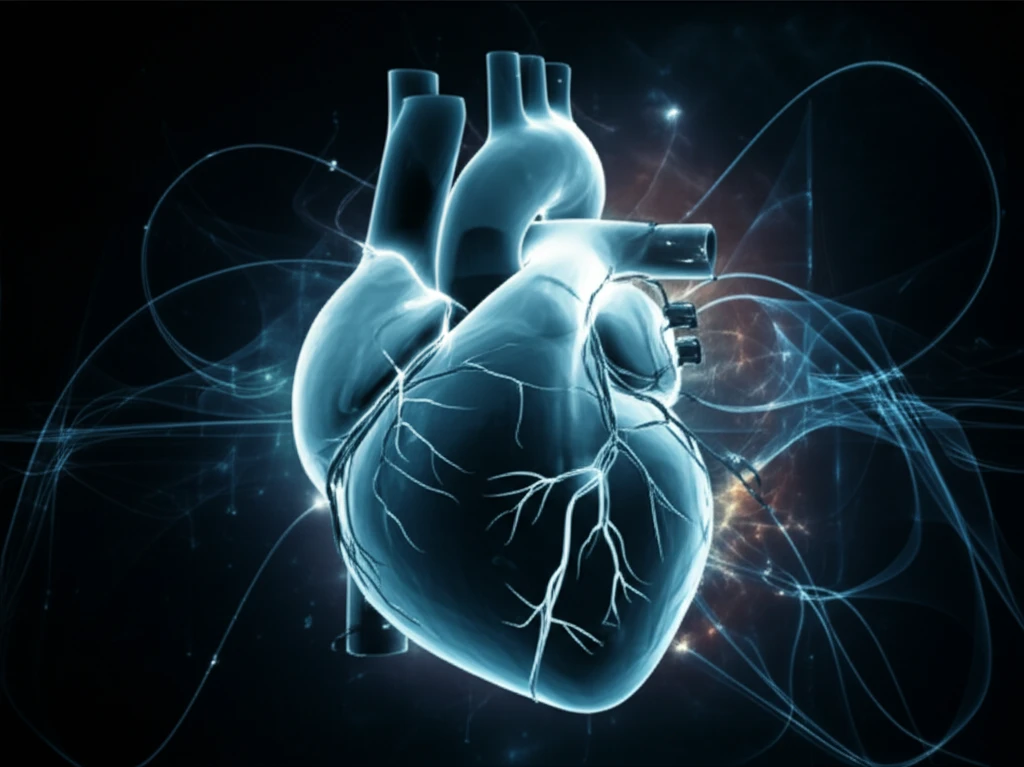 Heart resynchronization illustrated with precise electrical pathways.