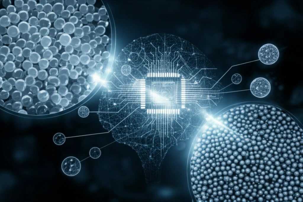 AI classifying microbeads in wastewater.