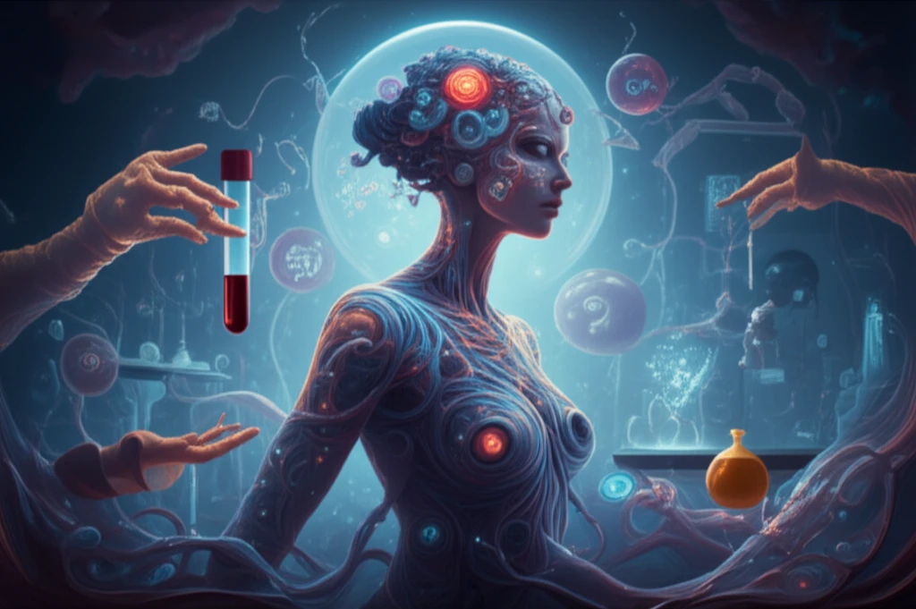Symbolic representation of estrogen hormone testing methods.