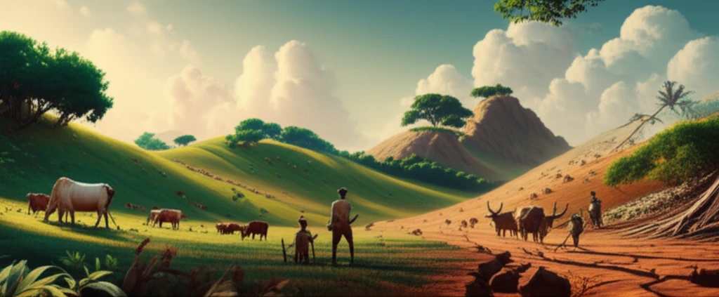 West African landscape illustrating sustainable grazing and climate change adaptation