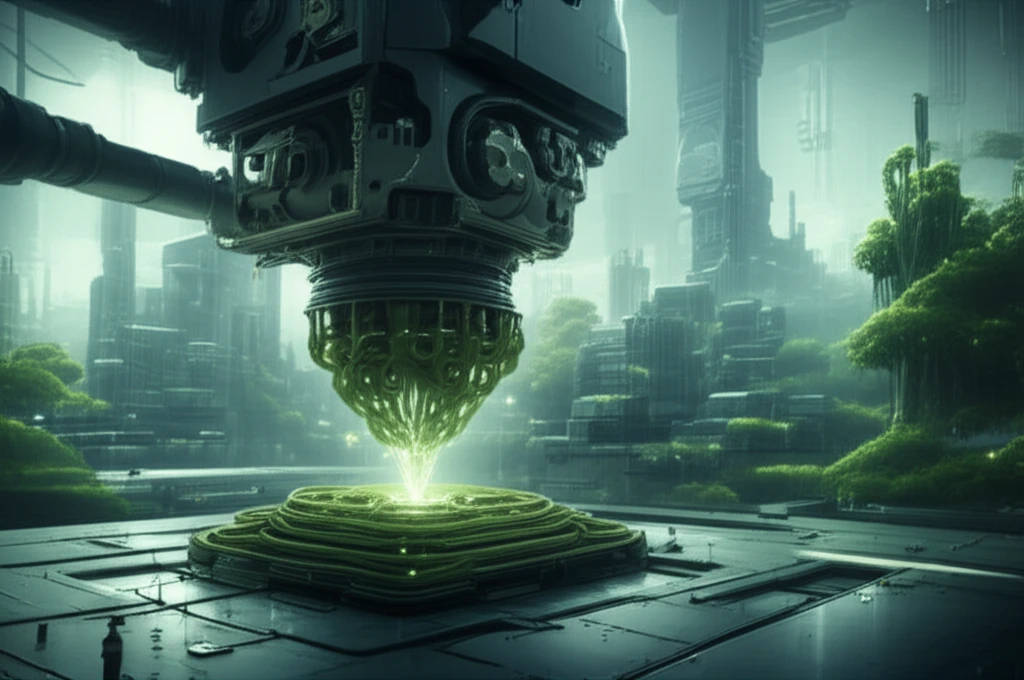 Green Bioprinting: 3D printer creating plant cell structures