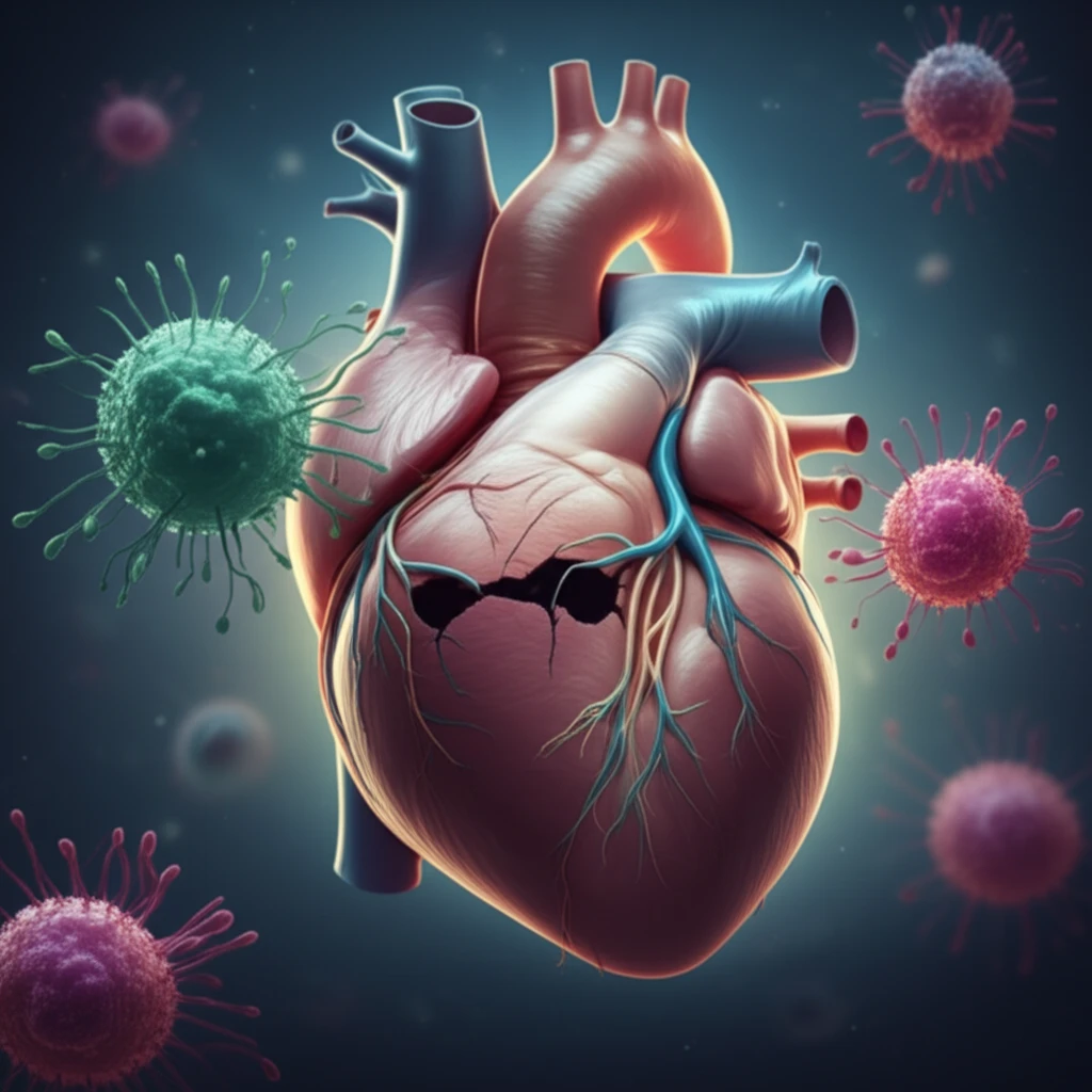 Microparticles repairing heart tissue, macrophage polarization