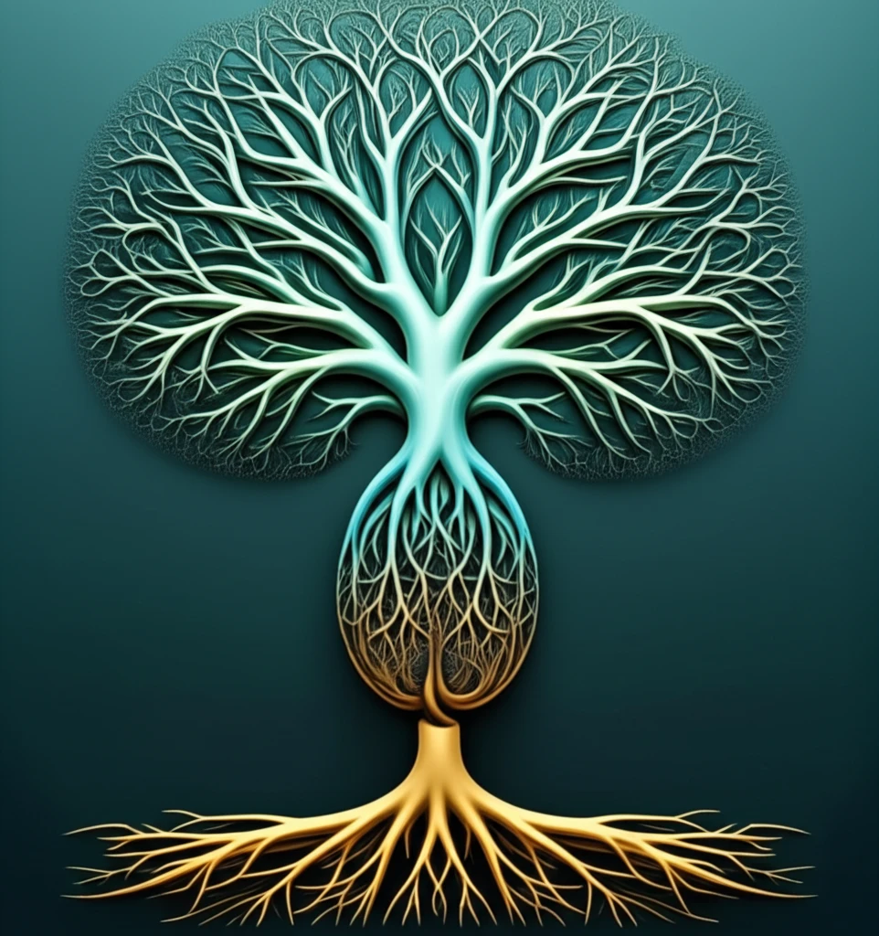 Family tree prostate cancer concept