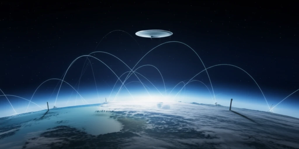 Near space communication with DS signal systems.